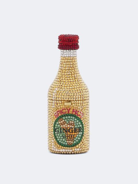JUDITH LEIBER Bottle Ginger Shot Mini embellished clutch
