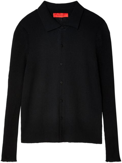 ECKHAUS LATTA spread-collar button-down shirt