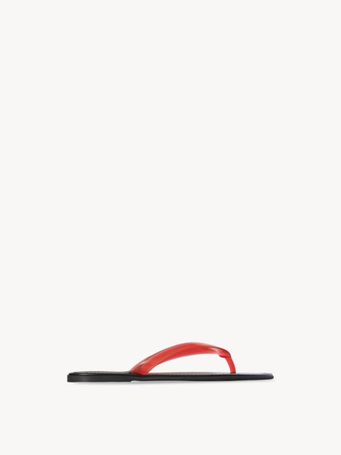 The Row Beach Flip Flop in Rubber