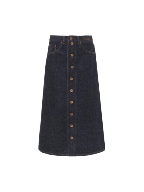 Chloé DENIM MID-LENGTH SKIRT