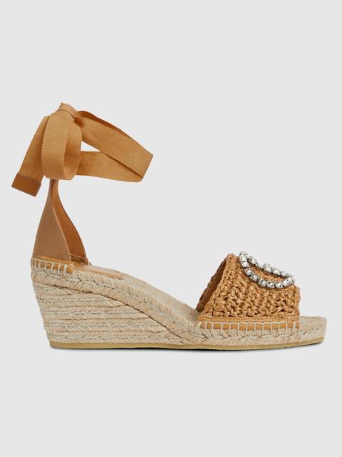 GUCCI Women's Interlocking G espadrille
