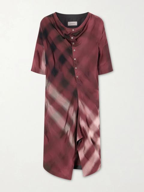 Lemaire Printed Jersey Midi Shirt Dress
