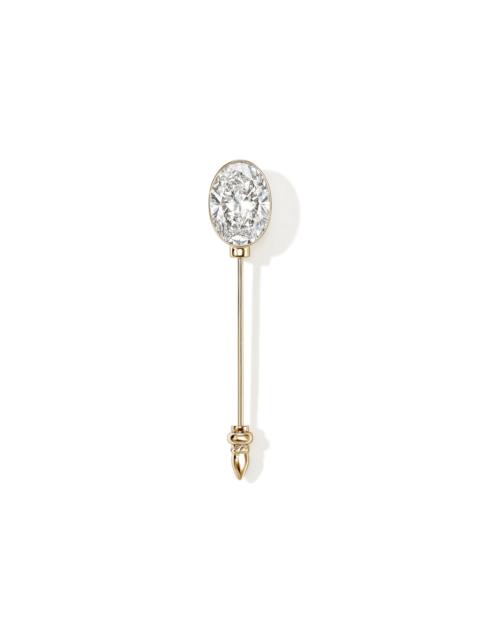 JOHN HARDY JH Lovestruck™ Pin, Gold, Diamonds, 5.0TCW