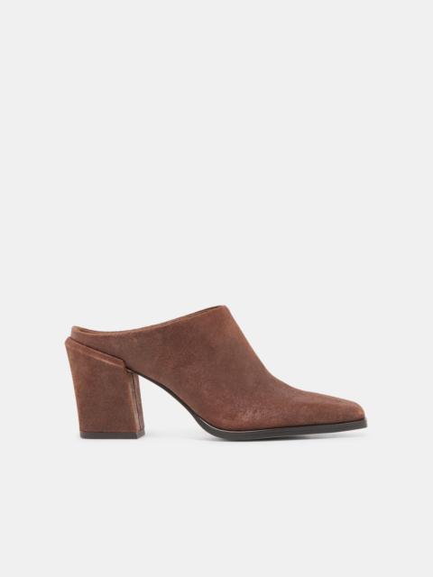 dolce vita LINDI MULES COFFEE SUEDE