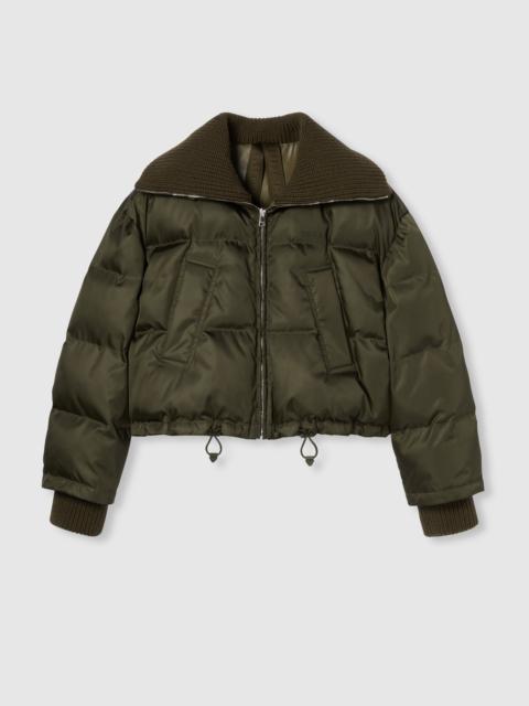 GUCCI Fine gabardine nylon puffer jacket
