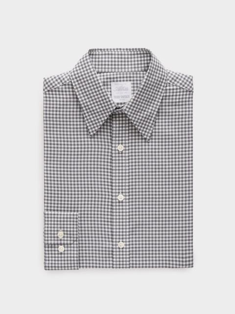 TODD SNYDER Italian Featherweight Flannel Long Point Collar Dress Shirt