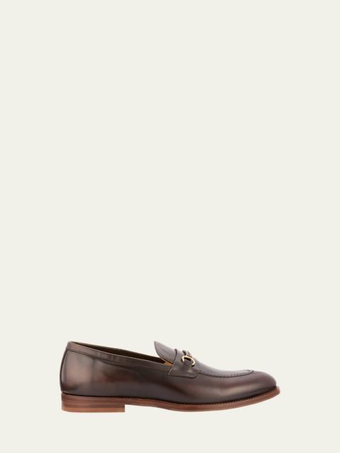 Brunello Cucinelli Men's Leather Bit Loafers