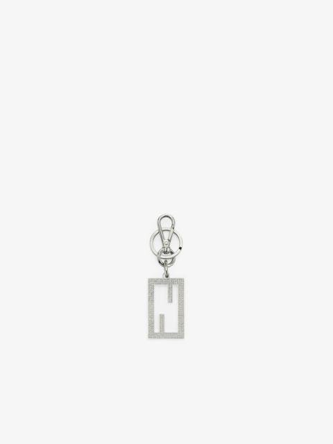 FENDI Palladium-finish metal key ring