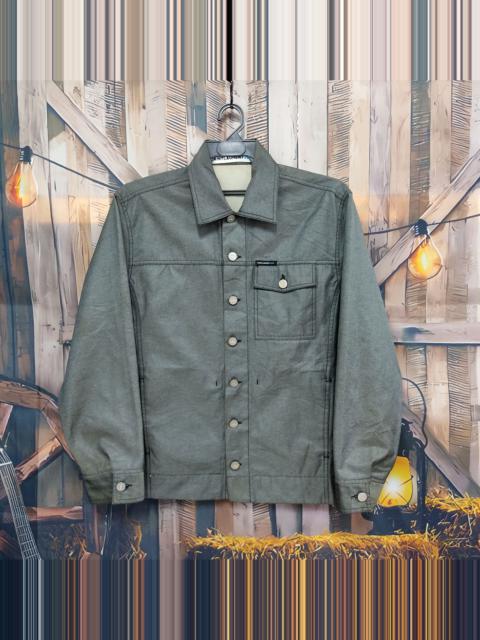 SAINT LAURENT SAINT LAURENT JEANS Baumwolle Overshirt Jacket