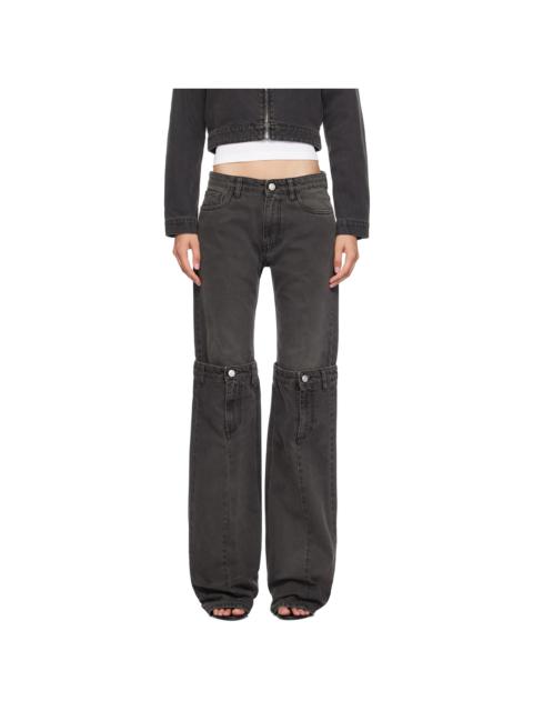 COPERNI Gray Open Knee Jeans