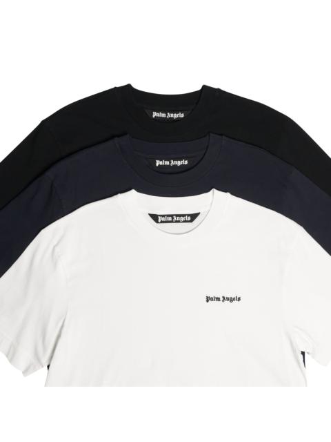 Palm Angels Classic Logo Tripack T-Shirt in Multicolor
