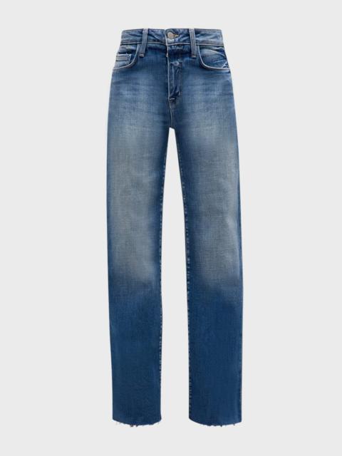 L'AGENCE Scottie High Rise Wide-Leg Jeans