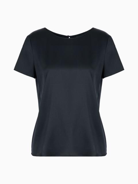 EMPORIO ARMANI Silk satin blouse