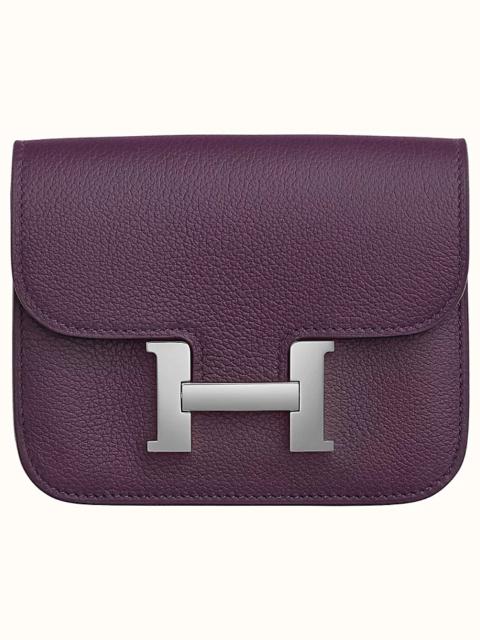 Hermès Constance Slim bicolor wallet