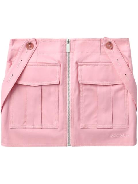 Off-White cargo mini skirt