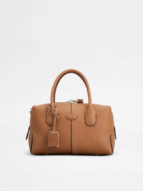 Tod's TOD'S DI BAG BAULETTO IN LEATHER MINI - BROWN