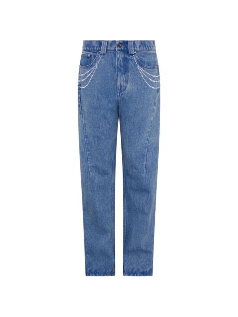 Paris Georgia jewelled straight jeans
