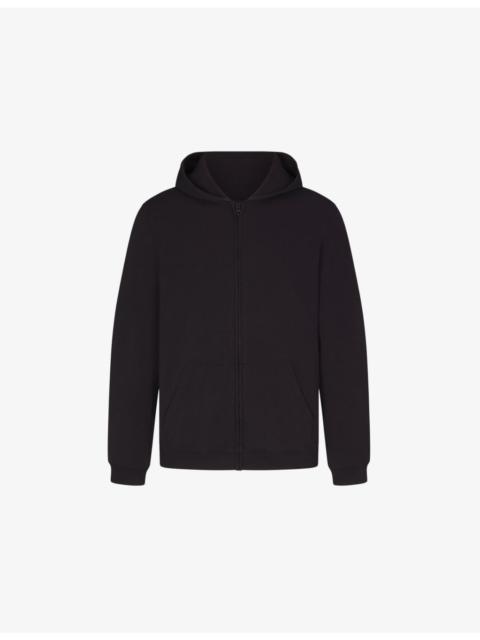 SKIMS Lounge zip-up jersey hoody