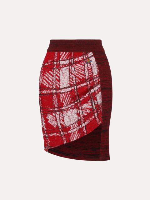 Vivienne Westwood SCRIBBLE CHECK SKIRT