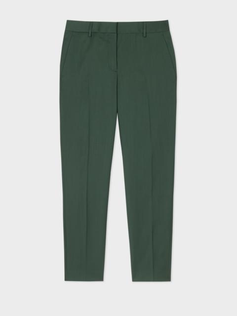 Paul Smith Dark Green Wool Trousers