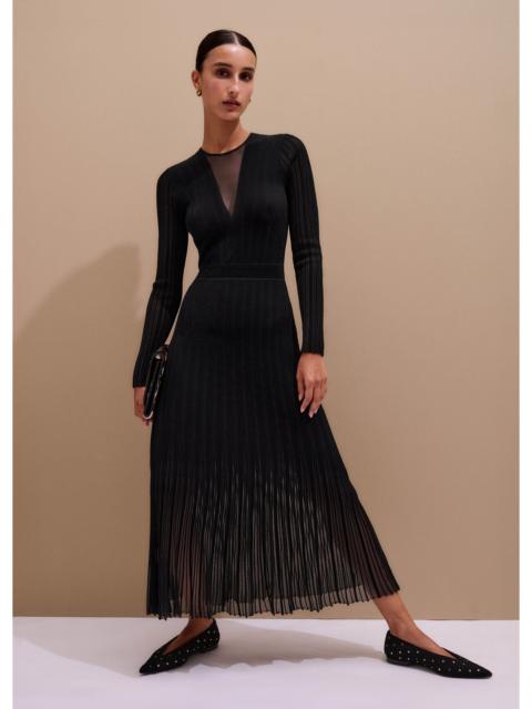 ME+EM Sheer Knit Maxi Dress