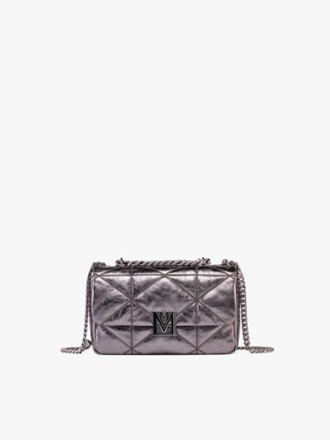 MCM Travia Quilted Shoulder Bag in Crushed Calf Leather