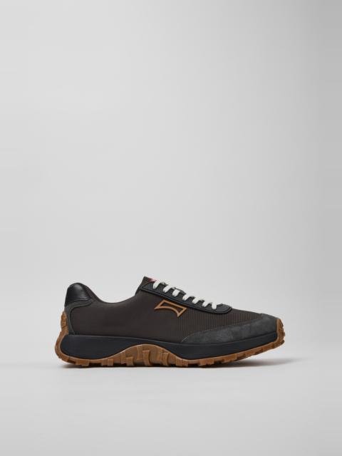 CAMPER Drift Trail Gray Textile and Nubuck Sneakers for Men.
