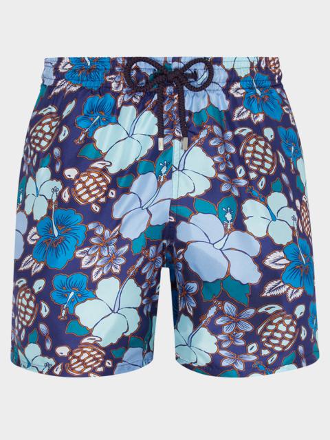 Vilebrequin Men's Floral Turtle Swim Shorts