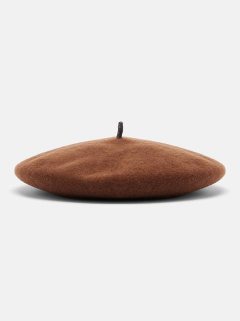 Brunello Cucinelli Monili wool beret