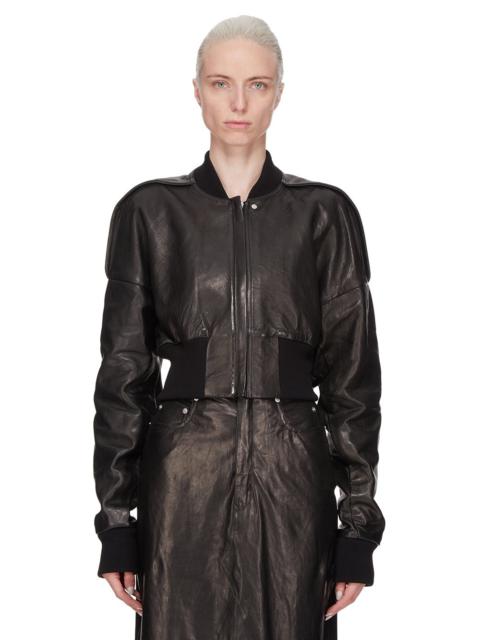 Rick Owens Cropped Flight Jacket | forward | REVERSIBLE