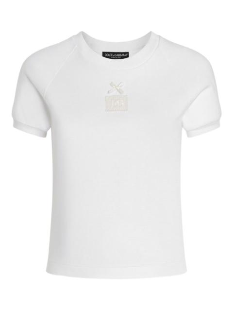 Dolce & Gabbana logo-embroidered T-shirt