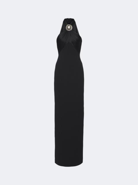 David Koma Embellished halterneck gown