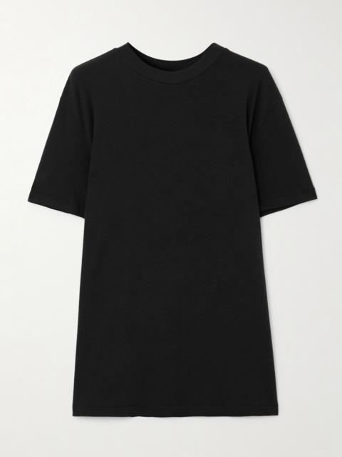 SKIMS Boyfriend stretch-modal and cotton-blend jersey T-shirt - Onyx Black