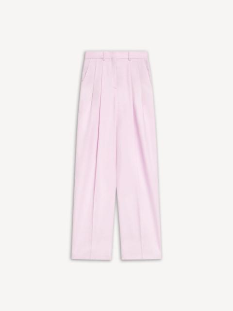 Theory Double Pleat Pant, 29’’ in Sleek Flannel