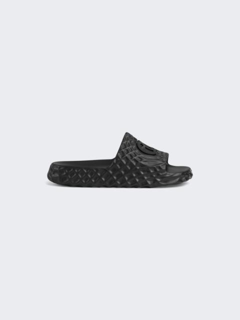 GUCCI Interlocking G Slide Sandal Black