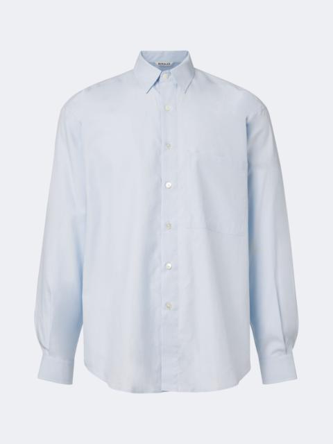 AURALEE Cotton twill shirt