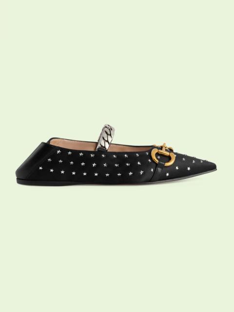 GUCCI Gucci Lovelight ballet flat with Horsebit
