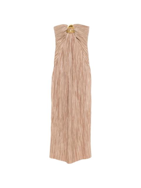 green emerald velvet dress KYMA DRESS