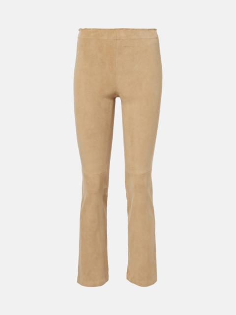 STOULS JP Twenty flared suede leggings
