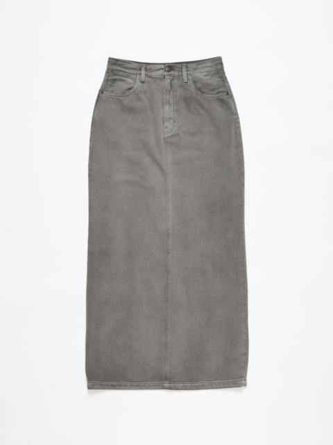 Denim skirt - Anthracite grey