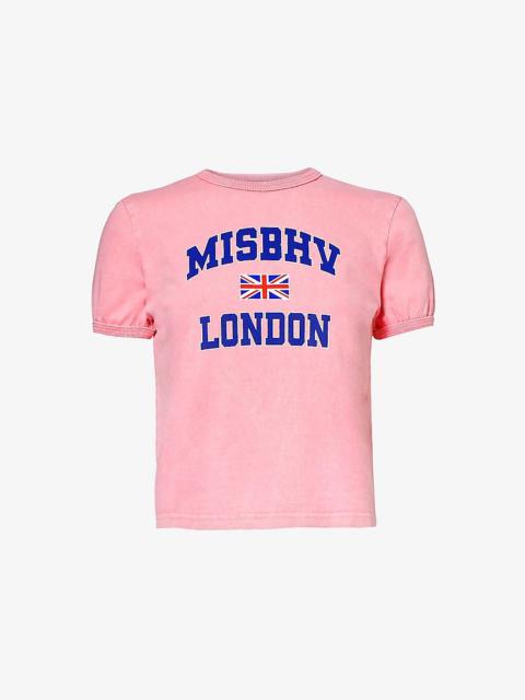 London logo-print cotton-jersey T-shirt