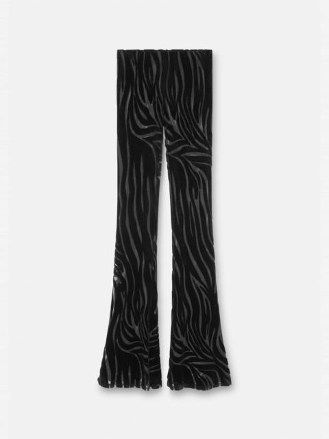 VERSACE Zebra Velvet Pants
