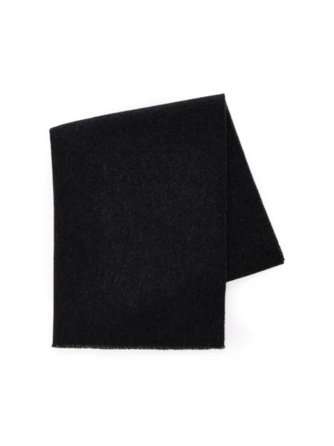 Totême Wide Wool Scarf grey