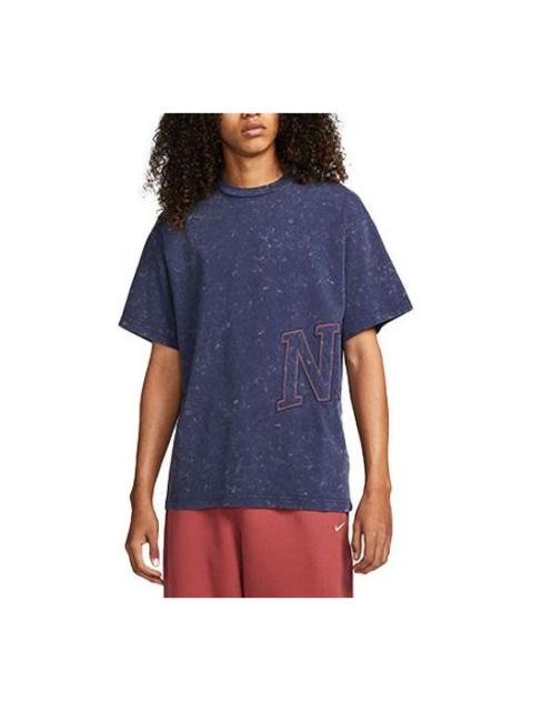 Nike (WMNS) Nike Fadeaway T-shirt 'Midnight Navy' DX5835-410