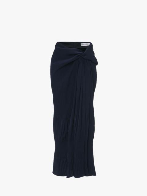 JW Anderson DRAPED MIDI SKIRT