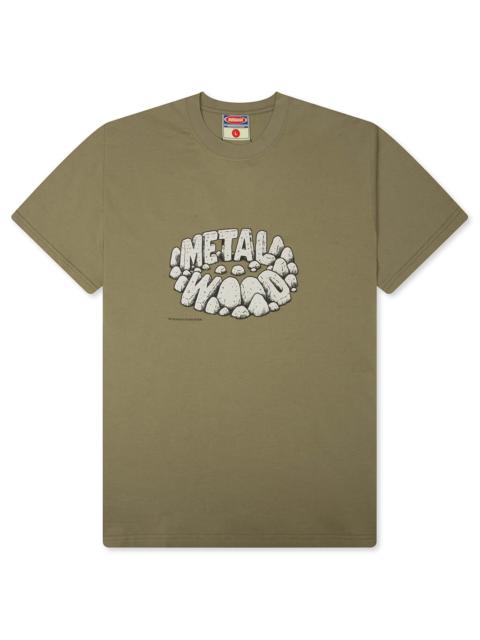 Metalwood Studio STONEHENGE T-SHIRT - FATIGUE GREEN