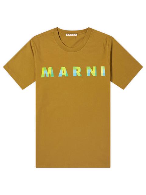 Marni Marni Gingham Logo T-Shirt