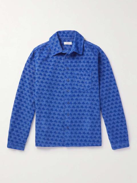 ERL Logo-Print Cotton-Corduroy Shirt