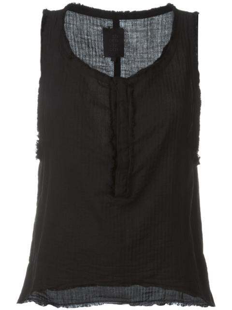 thom/krom frayed edge tank top
