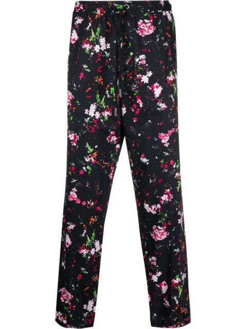 Diesel floral-print trousers
